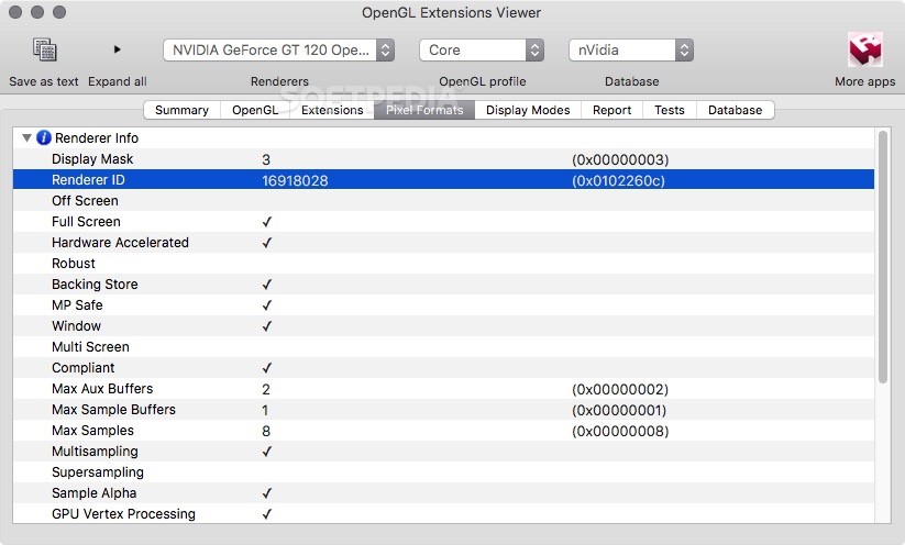 Opengl extension viewer mac download softonic